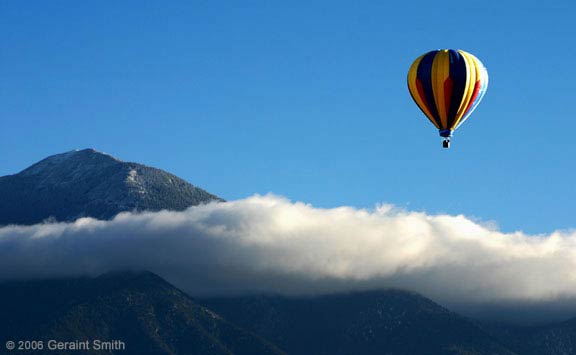 Balloon Rise, Taos Mountain, New Mexico