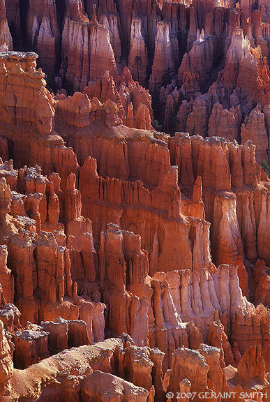 Hoodoo formations in Bryce Canyon, Utah