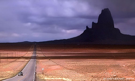 Agathla Peak (El Capitan) on Navajo Tribal Lands near Kayenta, Utah