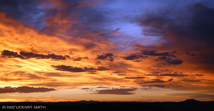 Taos sunset ... a view from the Rio Grande overlook