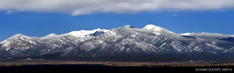 Taos Mountains in letterbox format
