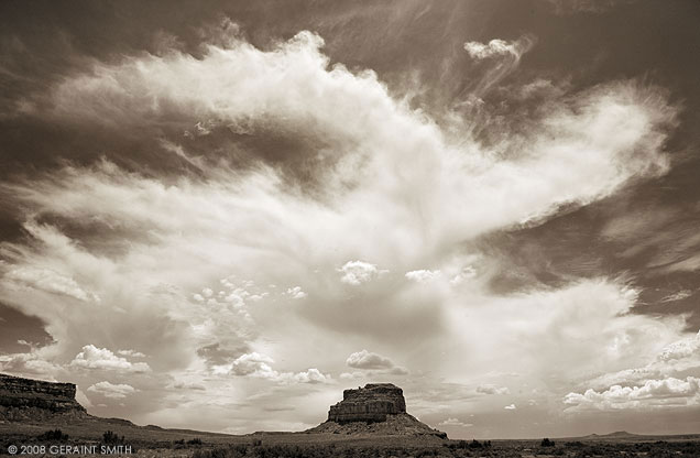 Fajada Butte this week, in Chaco Culture National Historical Park
