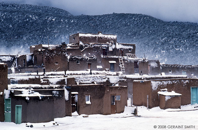 Taos Pueblo Snow