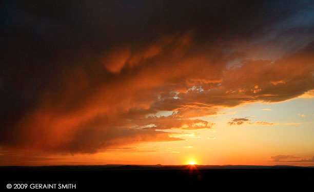 Late summer sunset, Taos, NM 