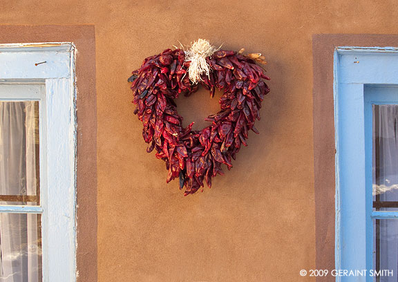 Chili heart wreath