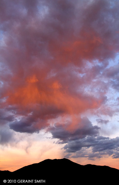 Sky over Taos Mountain