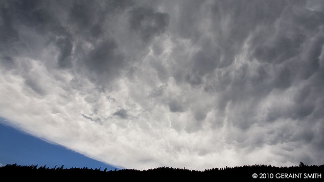 Clouds over the ridge, Colorado