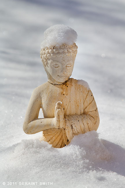 Garden Snow Buddha
