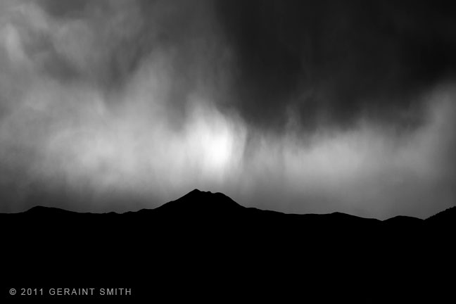 Mountain storm over Vallecito Peak 