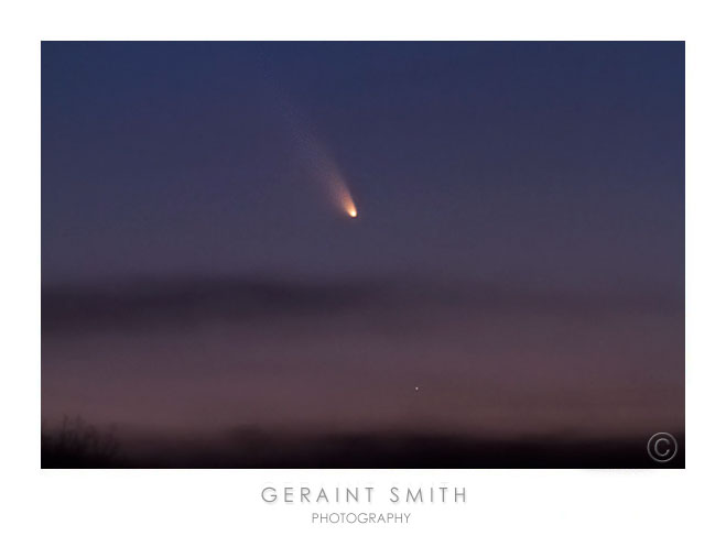 Comet PANSTARRS photographed on March 12th 2013