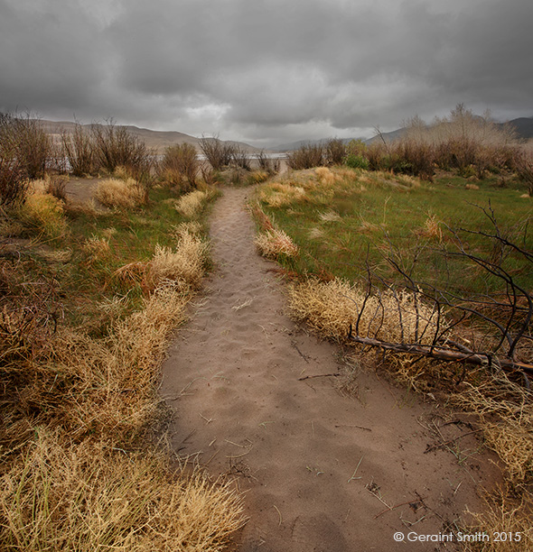 A wet afternoon walk in the Great Sand Dunes, National Park Colorado