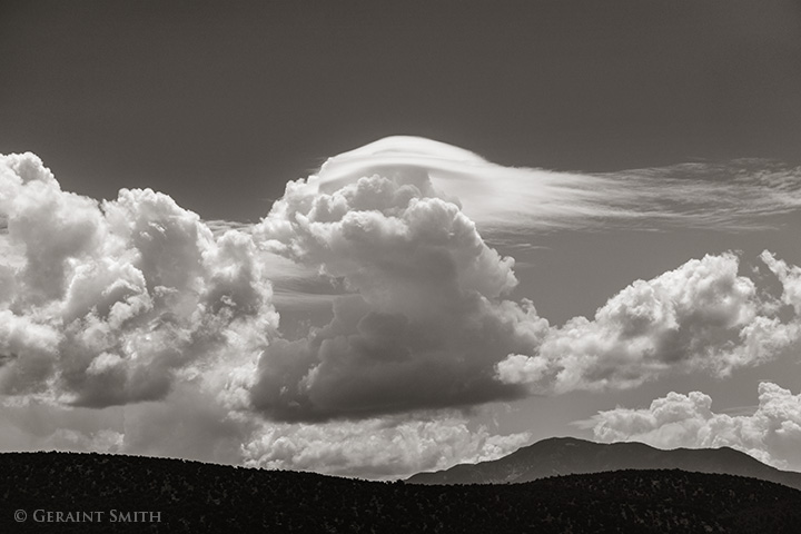 Afternoons, storms clouds Taos, New Mexico