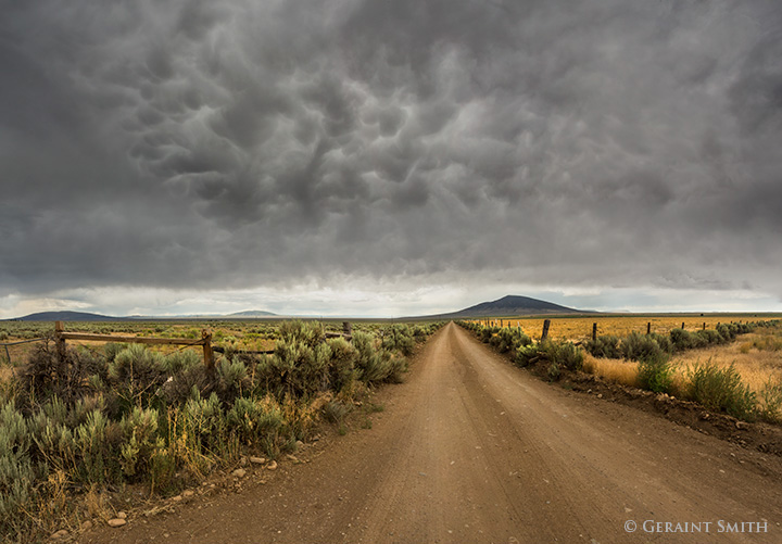 Ute Mountain road storm clouds sky mesa northern new mexico nm