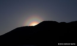 2010 August 19, Moonbow over the Sangre de Cristo foothills