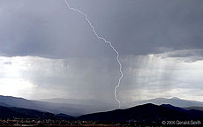 2006 August 01 It's monsoon season in Taos ... lots of rain!