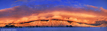 2007 December 13,Sunset on Taos Mountain