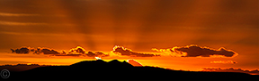 2012 December 04, Evening sky over "Tres Orejas" Taos, NM