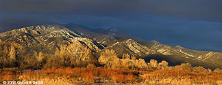 2008 February 01, High desert mountain light in the Taos valley