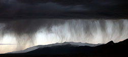 Curtain of rain Taos, New Mexico