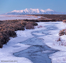 2015 January 01: Freezing up in the San Luis Valley with the Blanca Peak Range, Colorado