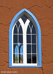 2009 June 08, The windows in the church of San Rafael, La Cueva, NM
