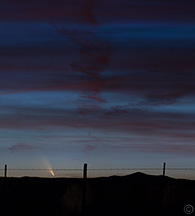 2013 March 14, Comet PANSTARRS across the plateau