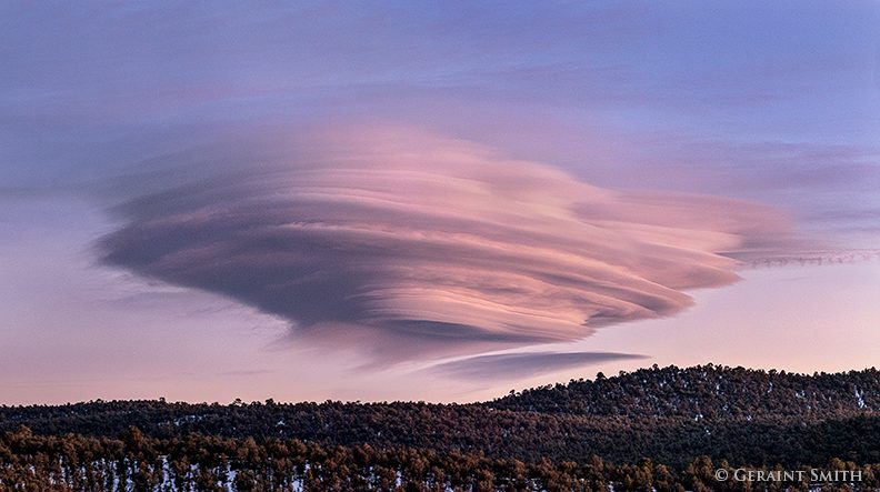 lenticular clouds from san cristobal new mexico