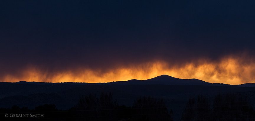 black mesa sunset light