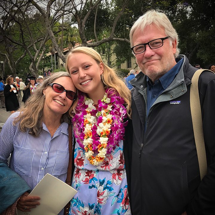 Annika's graduation from occidental college