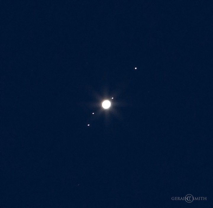 Jupiter And Four Moons