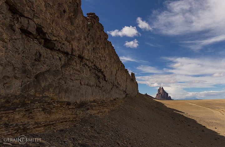 In The Shadow Of The Dike At Shiprock, NM
