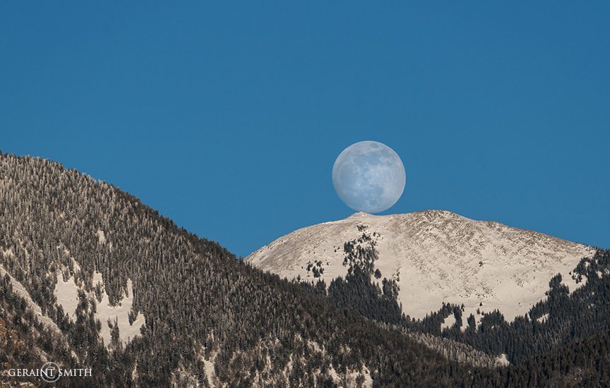 Pueblo Peak, Taos Mountain Moonrise