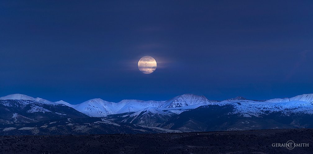 Southern Rocky Mountain Moon Rise