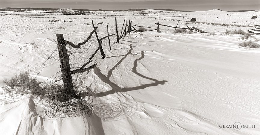 Winter Corral Fence, On The Plateau