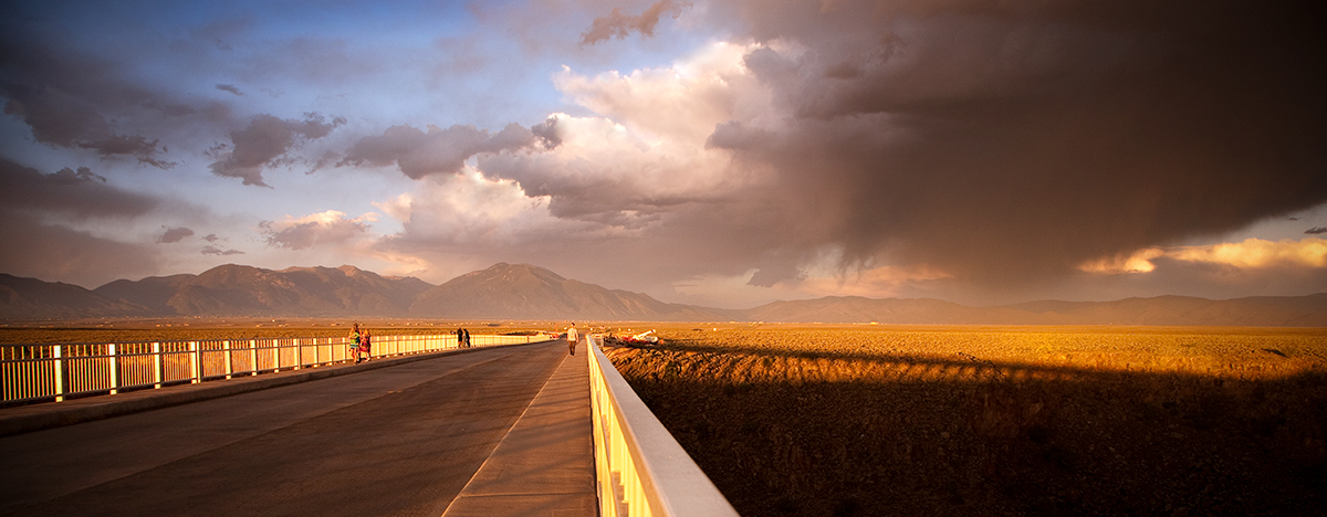 Rio Grande gorge bridge, sites of Taos photo tour