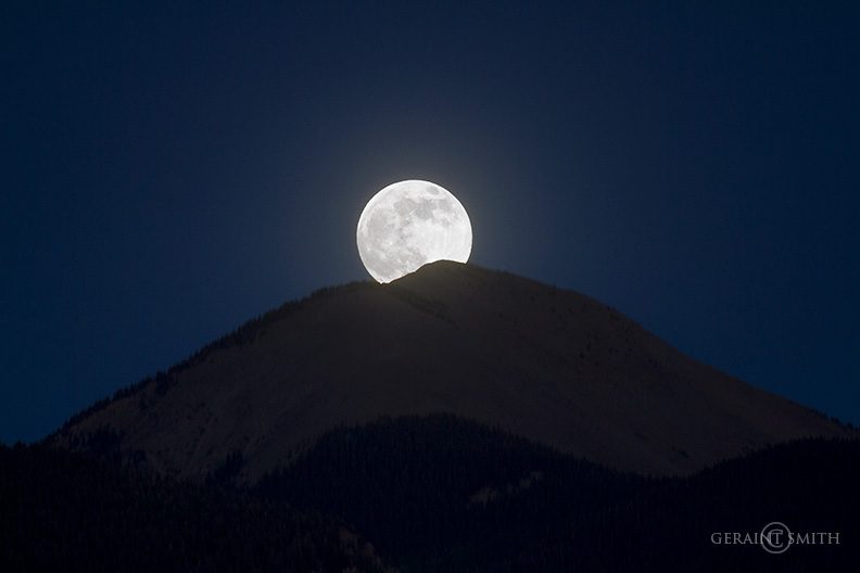 Moon Rising, Sangre de Cristo Mountains