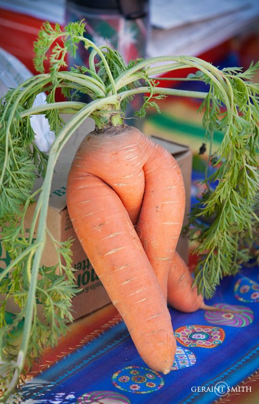 Carrot at the Taos Plaza, Farmers Market. 