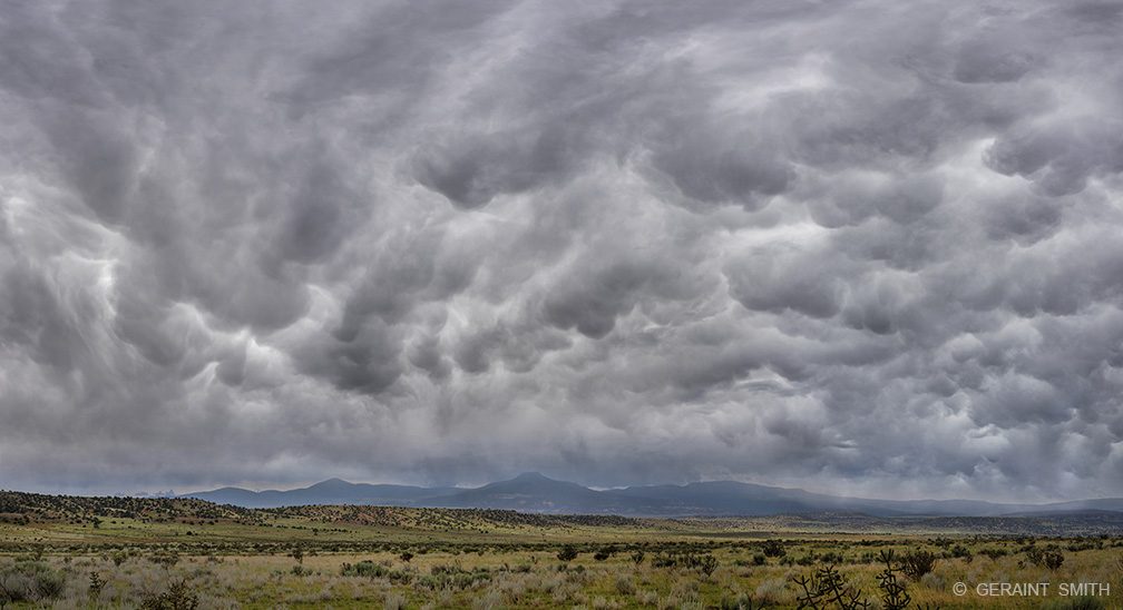 Cerro Pedernal, Storm Clouds, Rio Chama, New Mexico