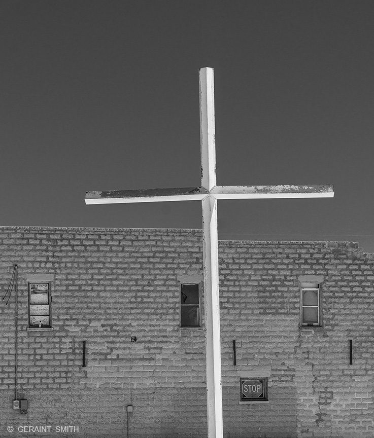 San Acacio, cross, San Luis Valley, Colorado 