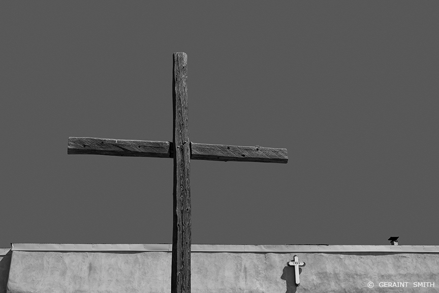 Wooden cross, Morada, Truchas