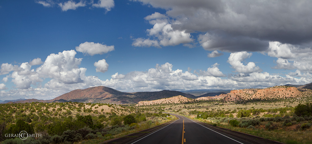 Highway 285, Ojo Caliente, New Mexico.