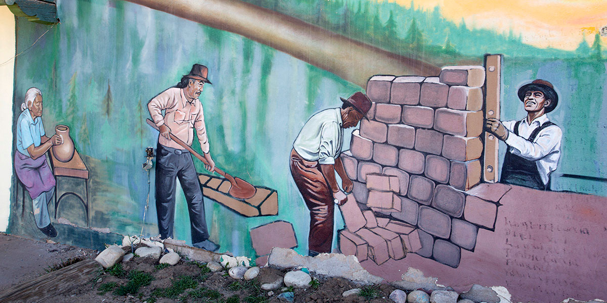 Mural in Penasco, NM