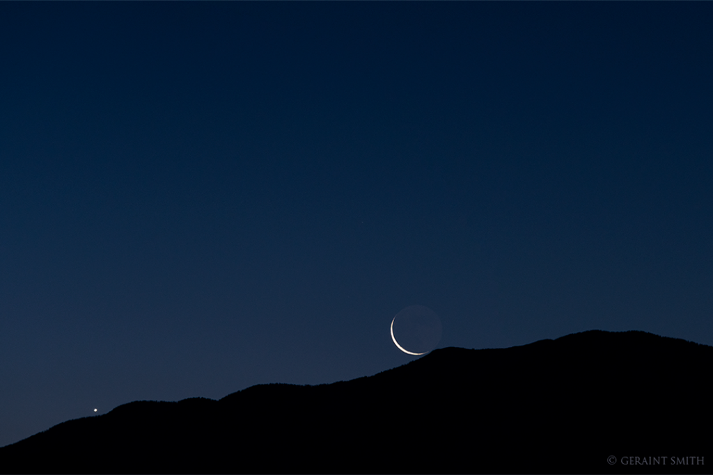Crescent Moon and Venus Rising