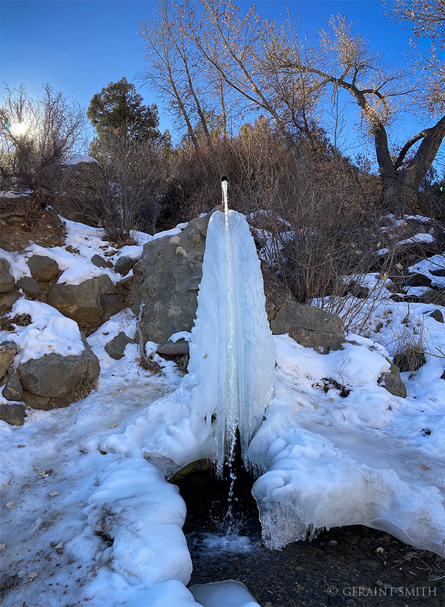 Ice water spring
