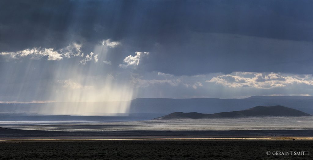 Rain on the plateau in the National Monument