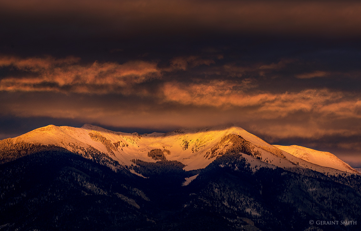 Vallecito Mountain sunset