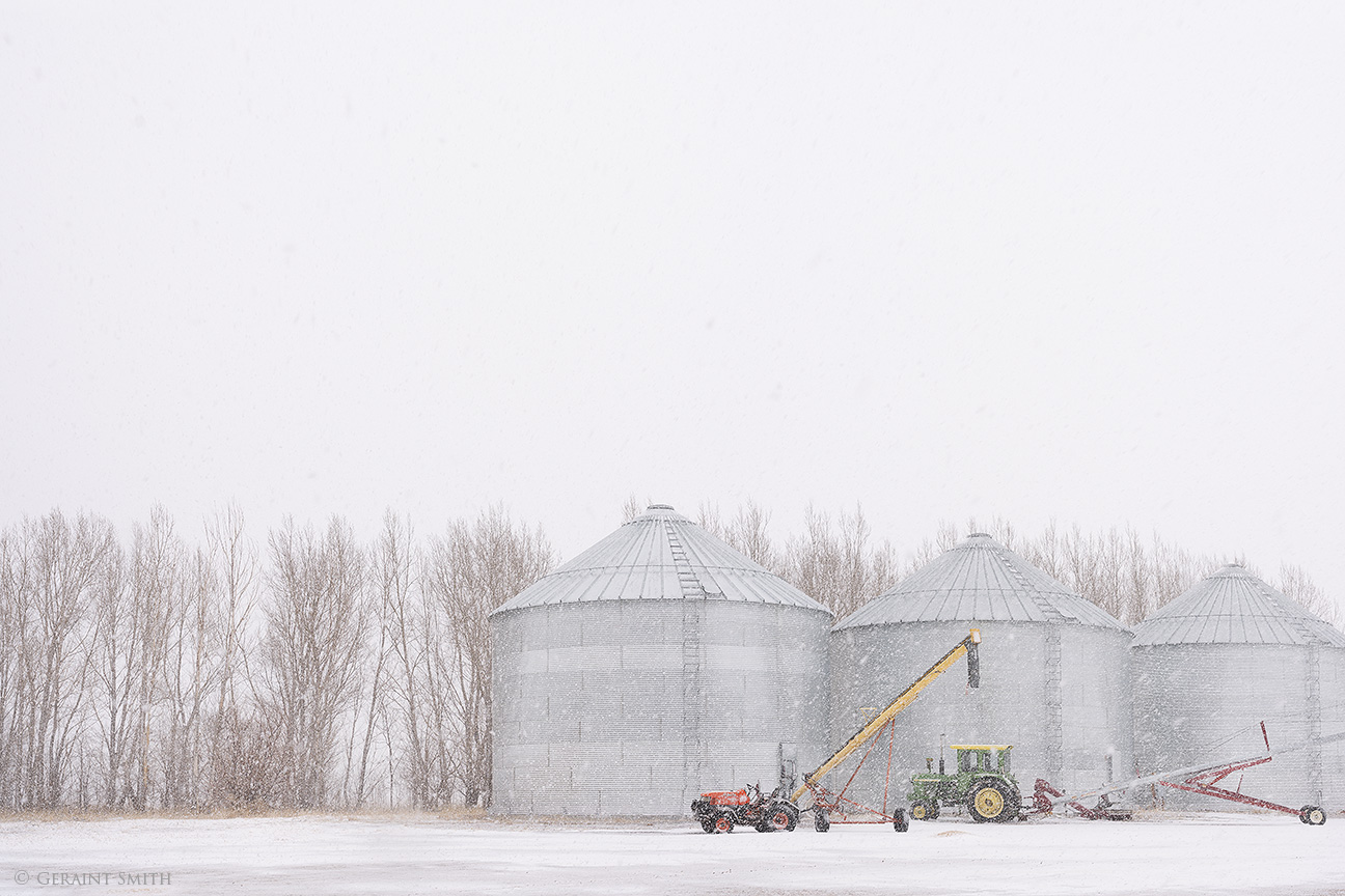 Grain silos, Colorado