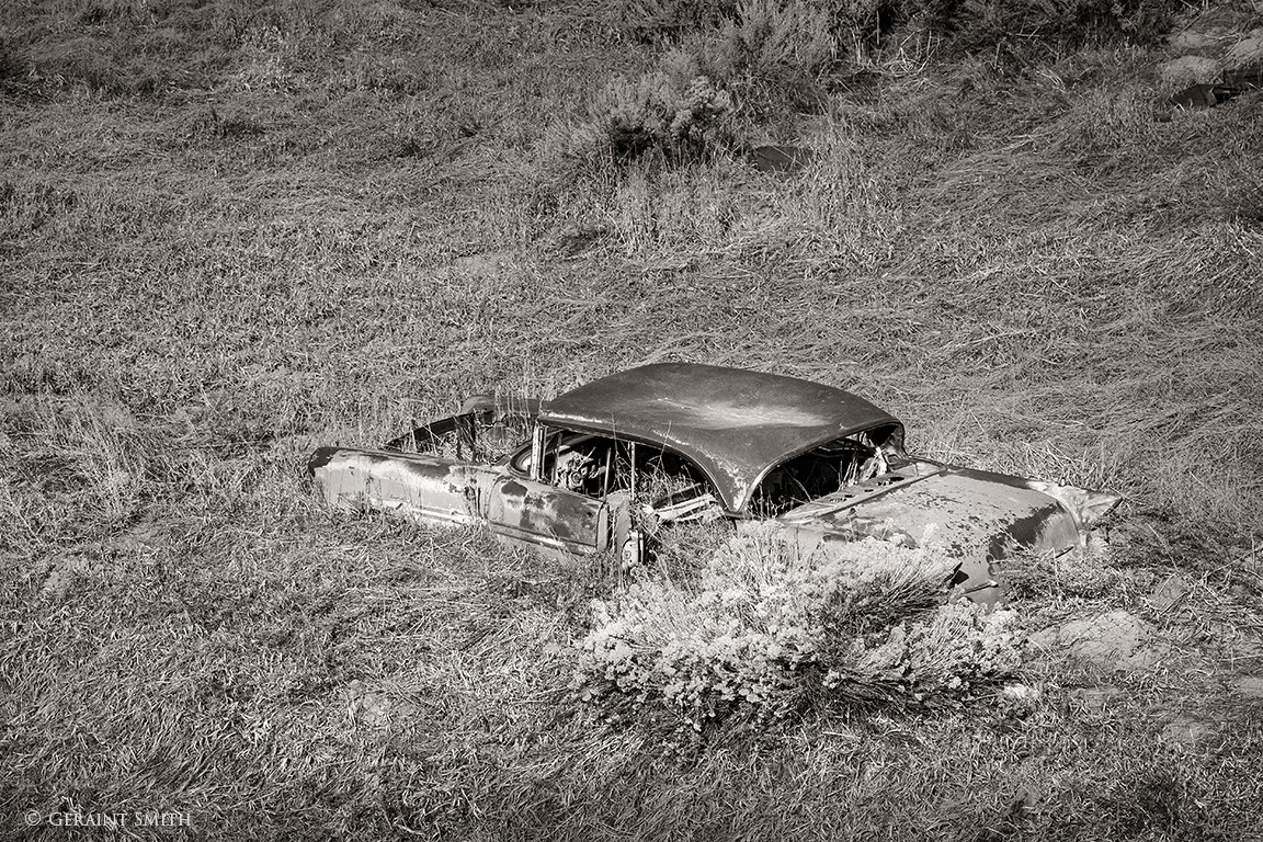 Abandoned car in Cuba New Mexico