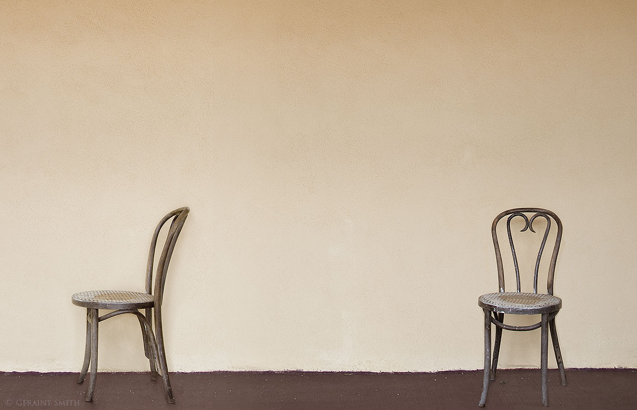 Two chairs, Taos New Mexico