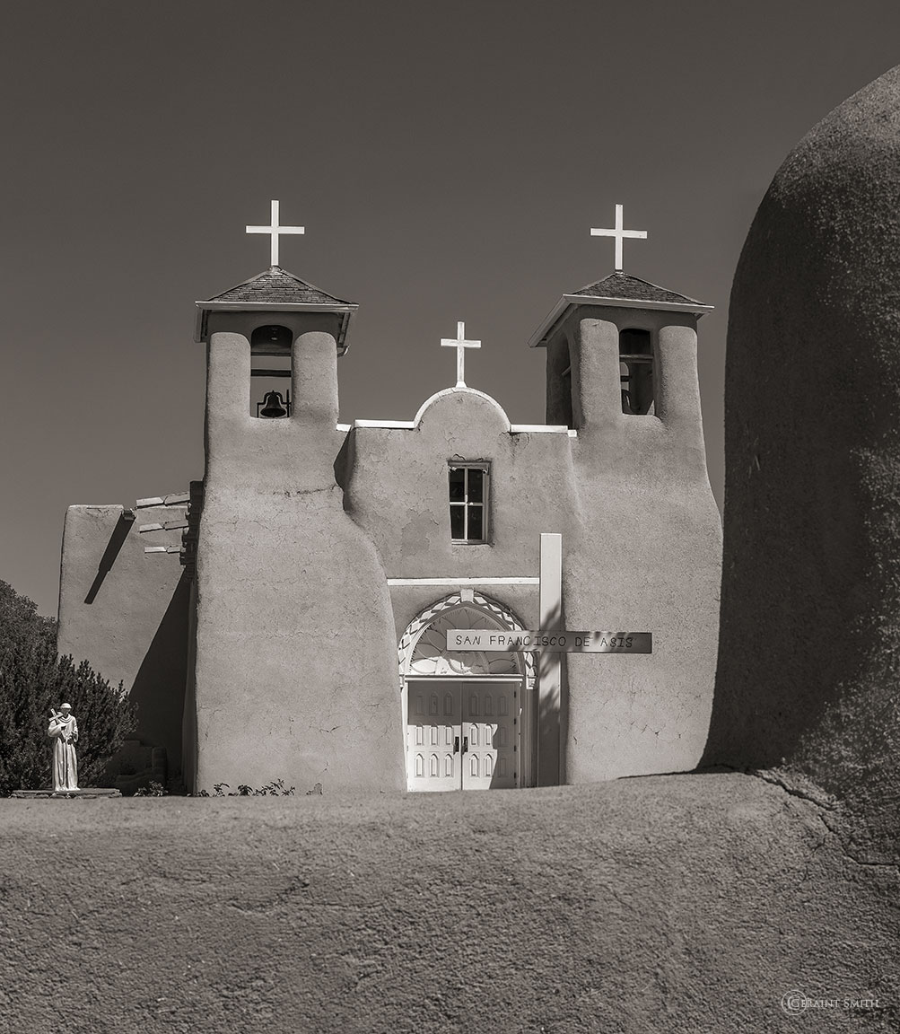 Saint Francis Church on the High Road to Taos